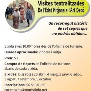 visita guiada teatralitzada cocentaina
