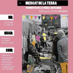 Rastre i mercat de la terra en Alcosser de Planes