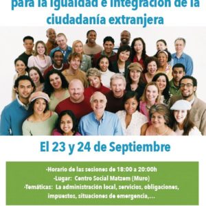 jornades integració persones estrangeres muro