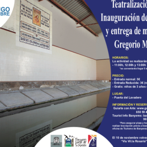 visita teatralitzada al llavador de banyeres de mariola