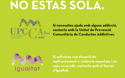 Els serveis d’Igualtat i la UPCCA es posen a disposició de la ciutadania