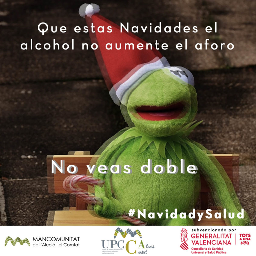 campaña alcohol navidades 2020 upcca alcoià comtat