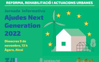 Jornada informativa sobre les ajudes Next Generation 2022