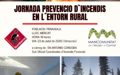 JORNADA DE PREVENCIÓN DE INCENDIOS EN EL ENTORNO RURAL